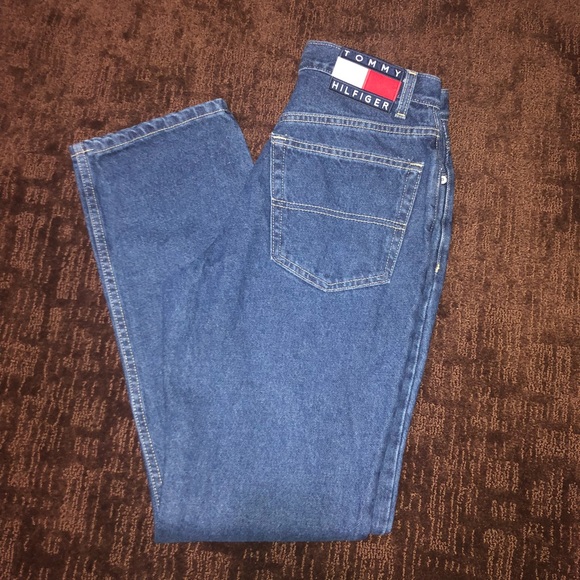 tommy hilfiger high waisted jeans